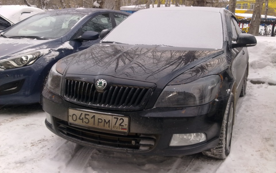 # 15. Фары. Установлены) — Skoda Octavia A5 Mk2, 1,8 л, 2010 года ...