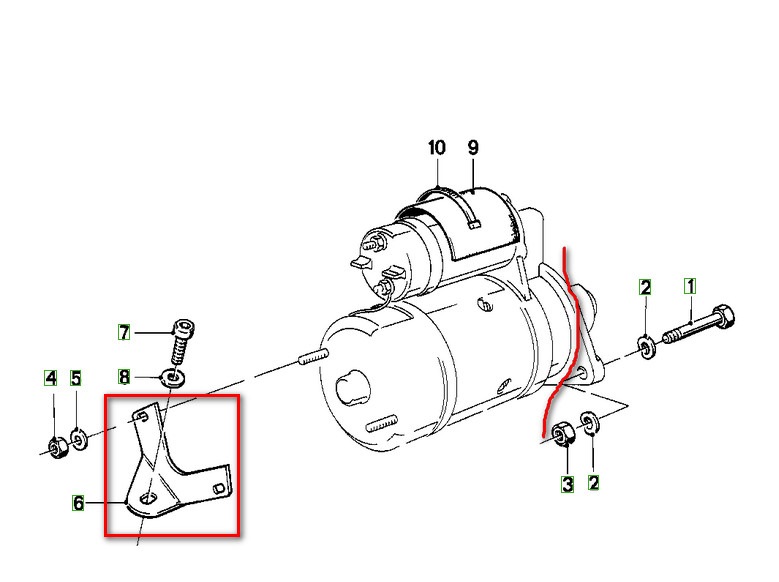 Bmw e39 схема стартера