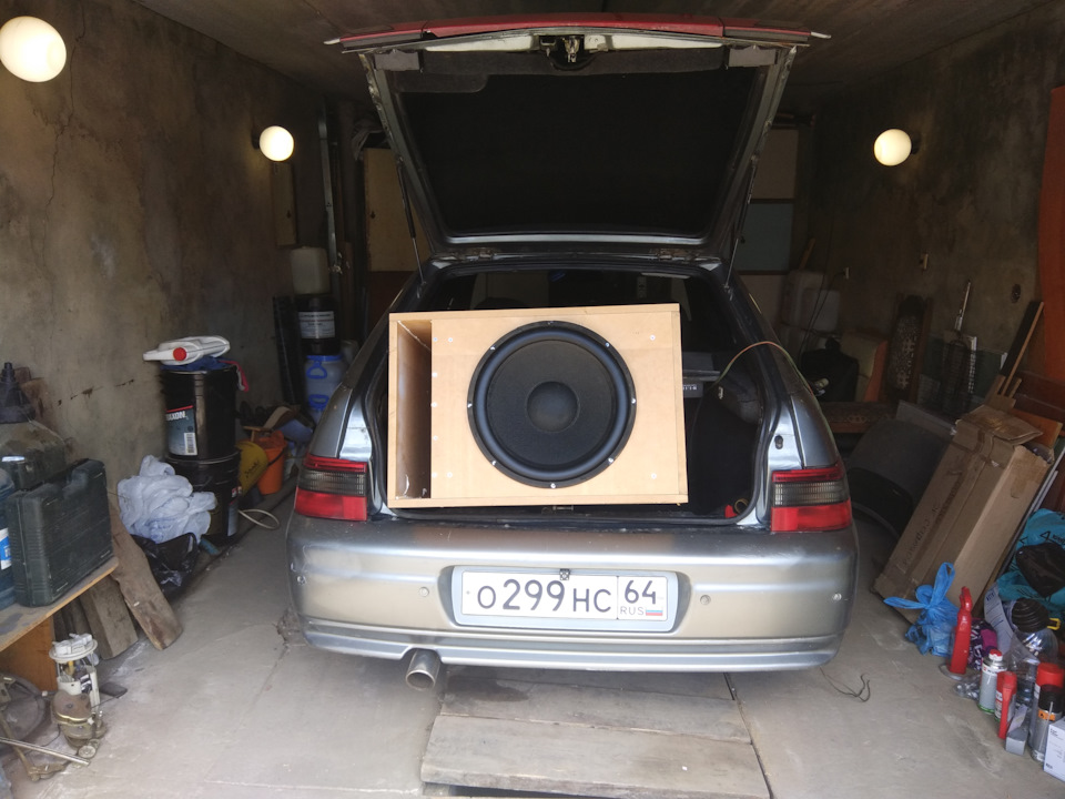 Новый короб под сабвуфер Ivolga 15c №296 — Lada 21124, 1,6 л, 2006 года ...