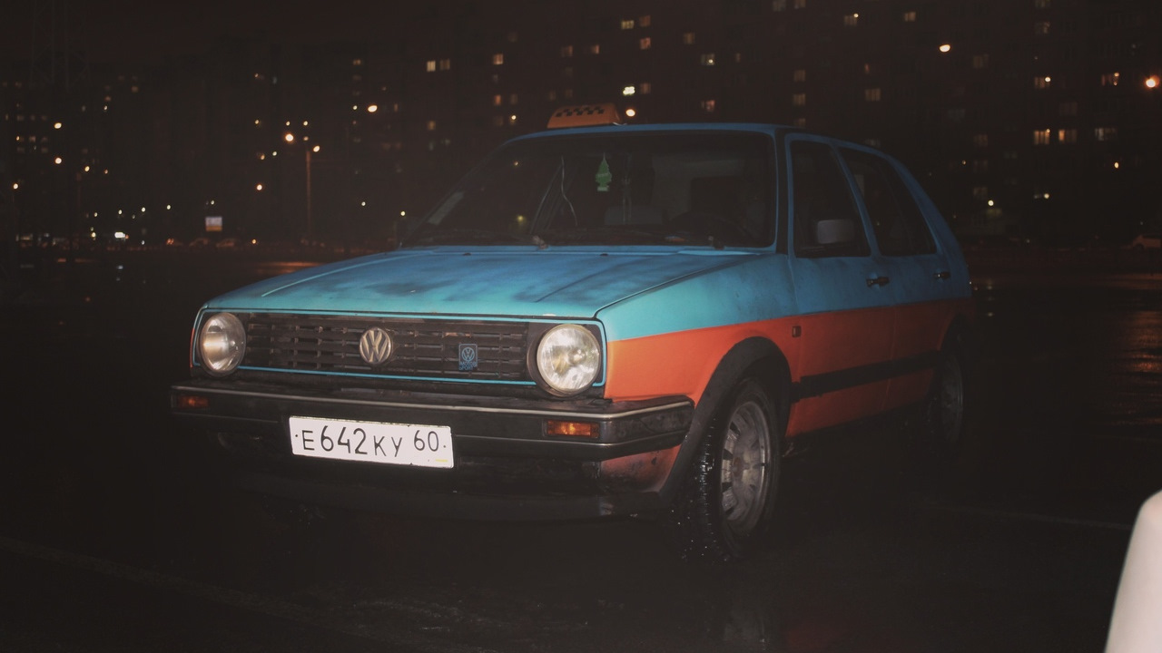 Volkswagen Golf Mk2 1.8 бензиновый 1988 | Шустрый и озорной Голубь на DRIVE2