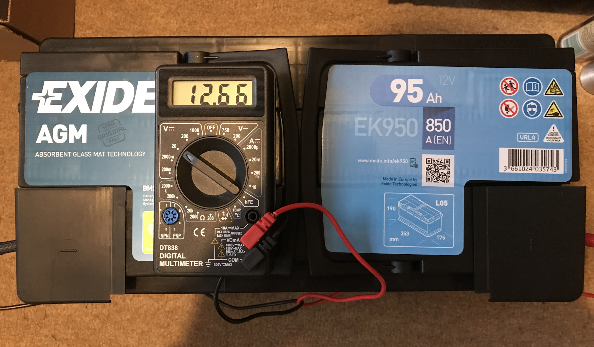 Exide ek950