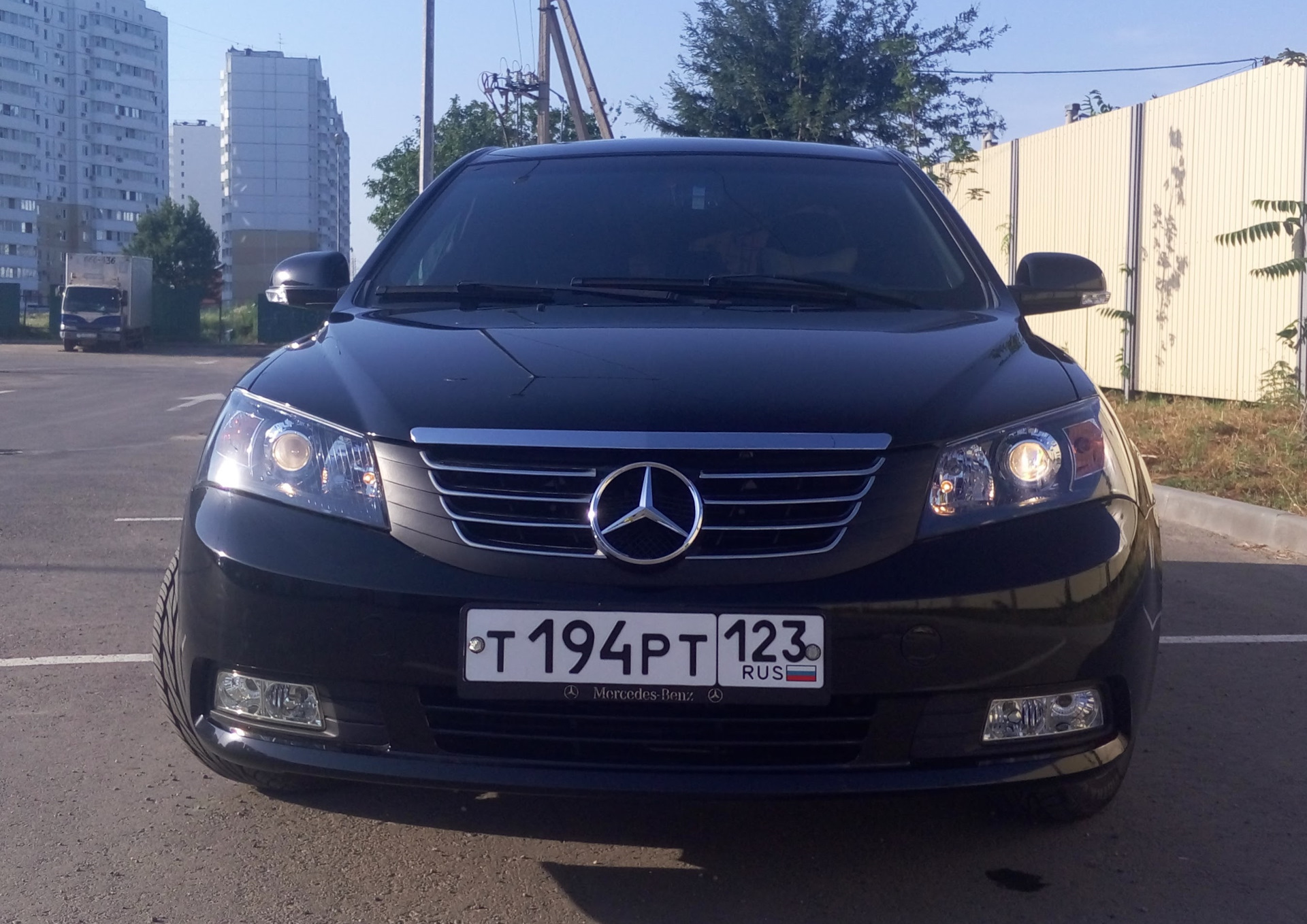 Geely Emgrand ec7 черный под мерс