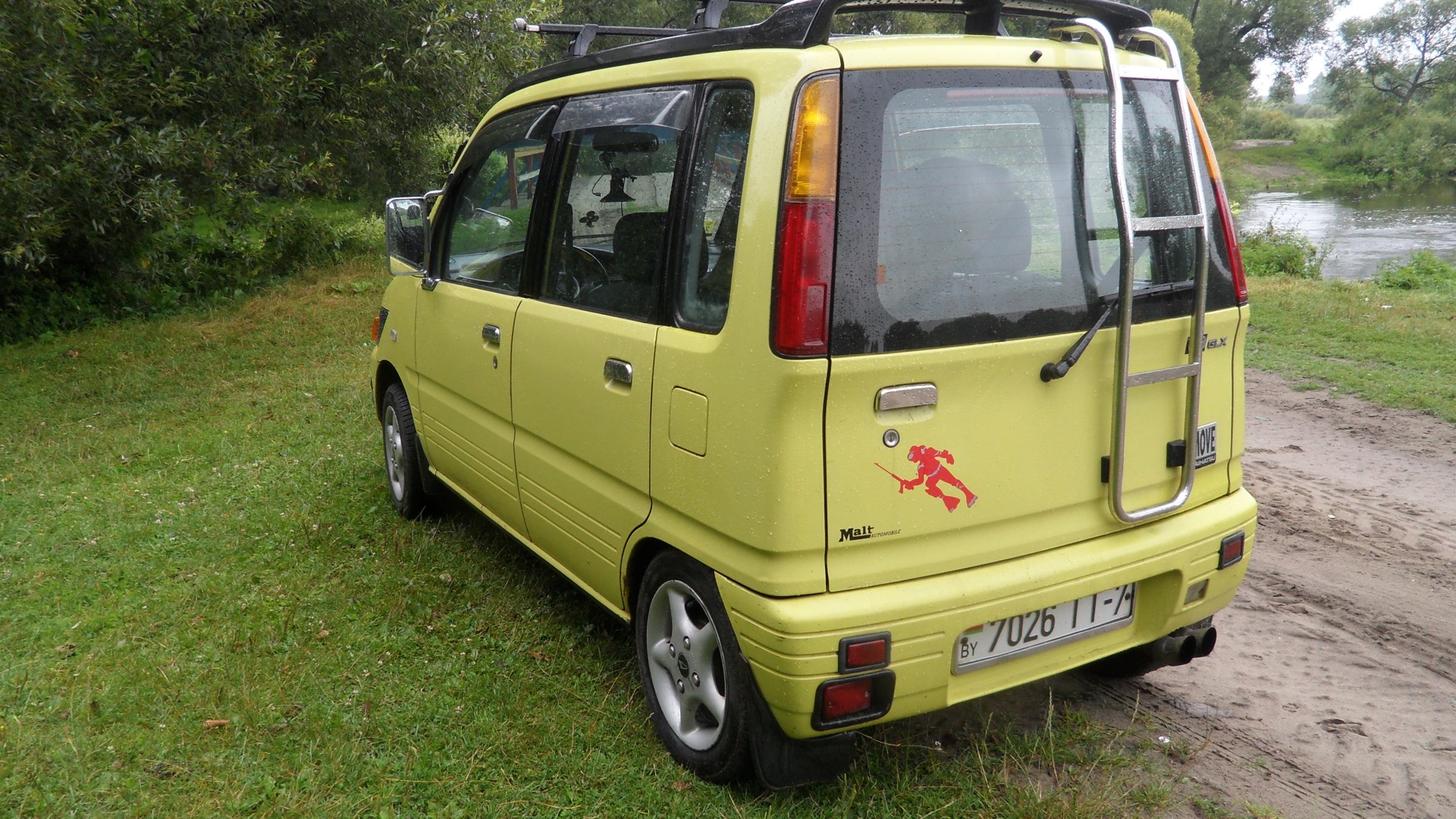 Daihatsu Move (L600, L610) 0.8 бензиновый 1999 | Ярколимонная на DRIVE2