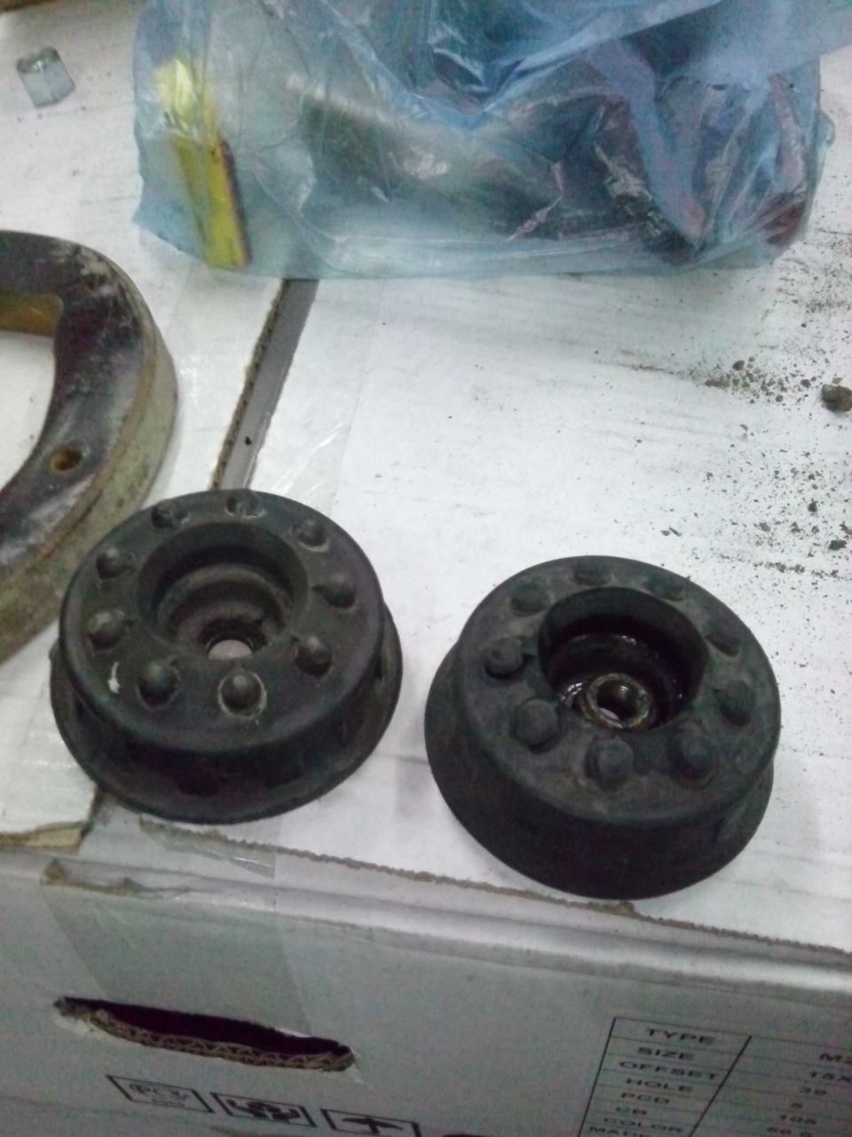 меняем стойки и убираем проставки — Audi 100 Avant (C4), 2,8 л, 1992 ...