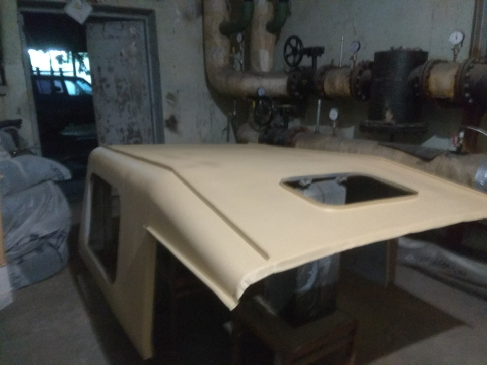 Железная крыша на ЛуАЗ. Покраска в raptor. — ЛуАЗ 969, 1,6 л, 1991 года ...