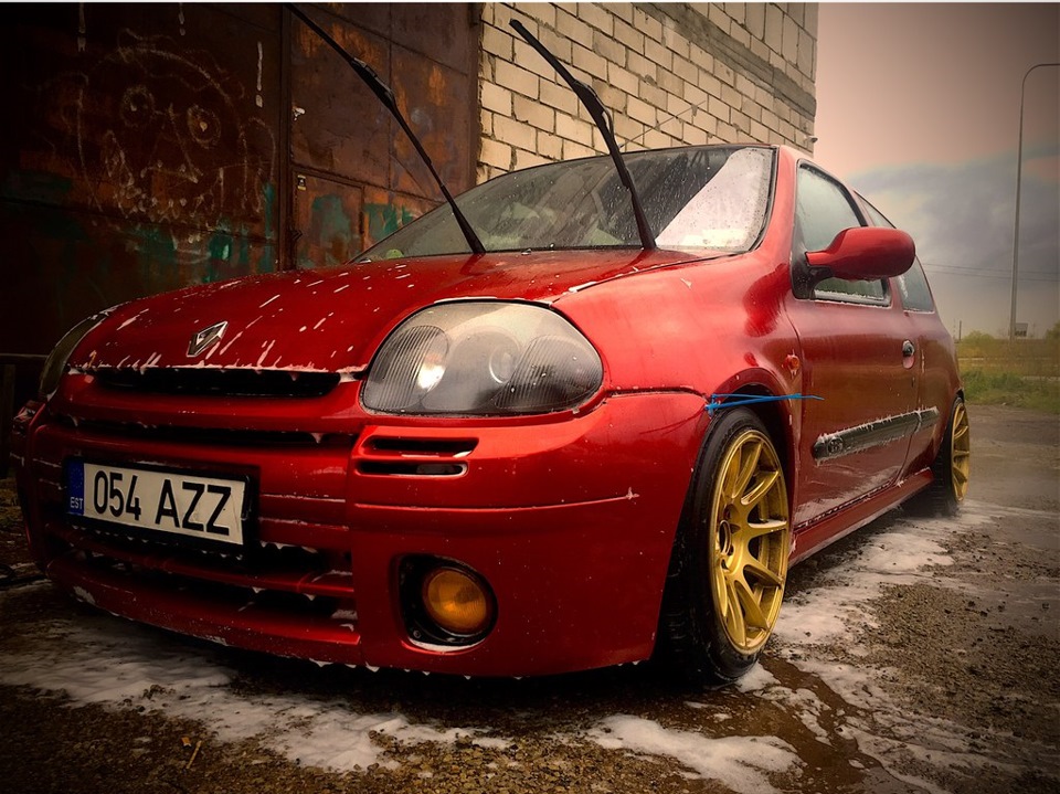 Банный день ) — Renault Clio Sport II, 2 л, 2001 года | мойка | DRIVE2