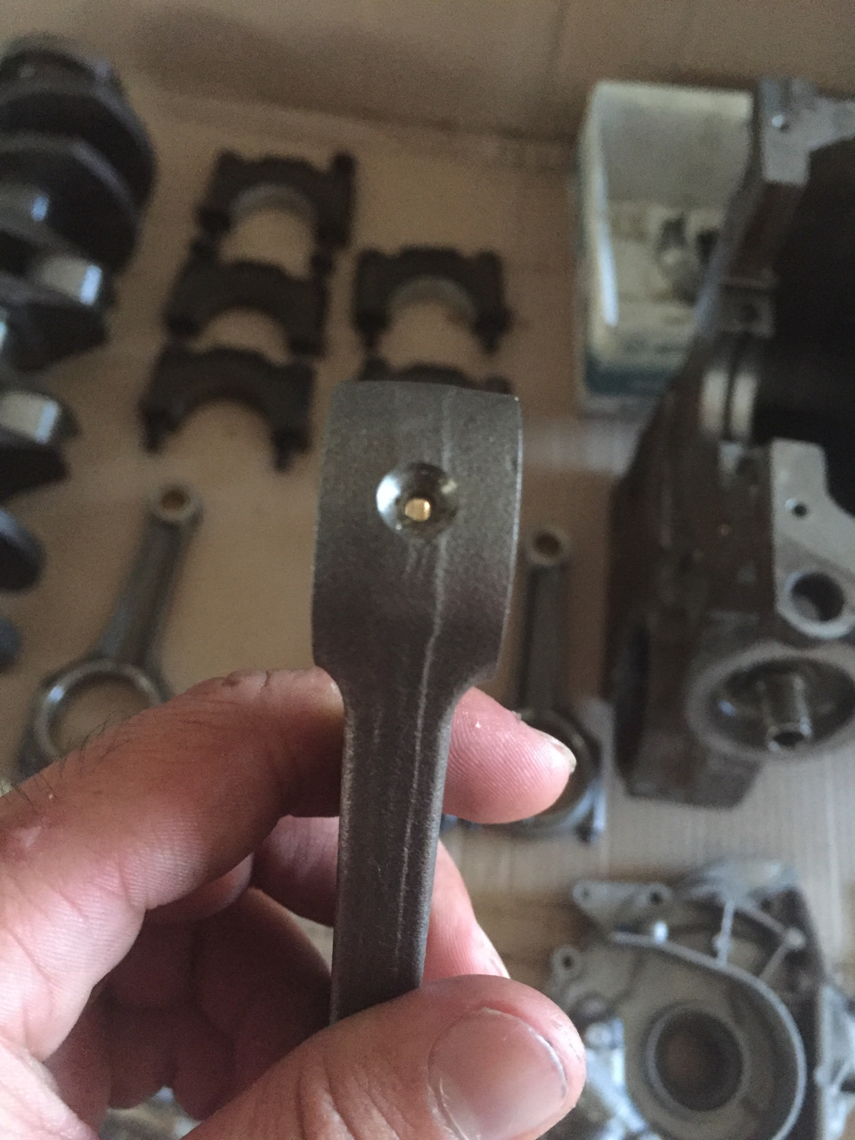 Перефтуливание шатунов и сборка низа — Lada 2113, 1,8 л, 2006 года ...