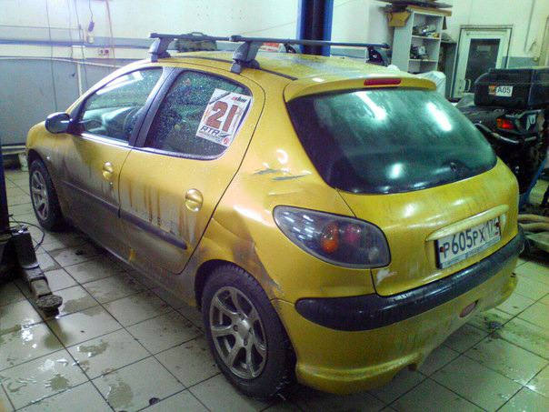 #27/Замена переднего ступ.подшипника и правого рычага. — Peugeot 206, 1 ...