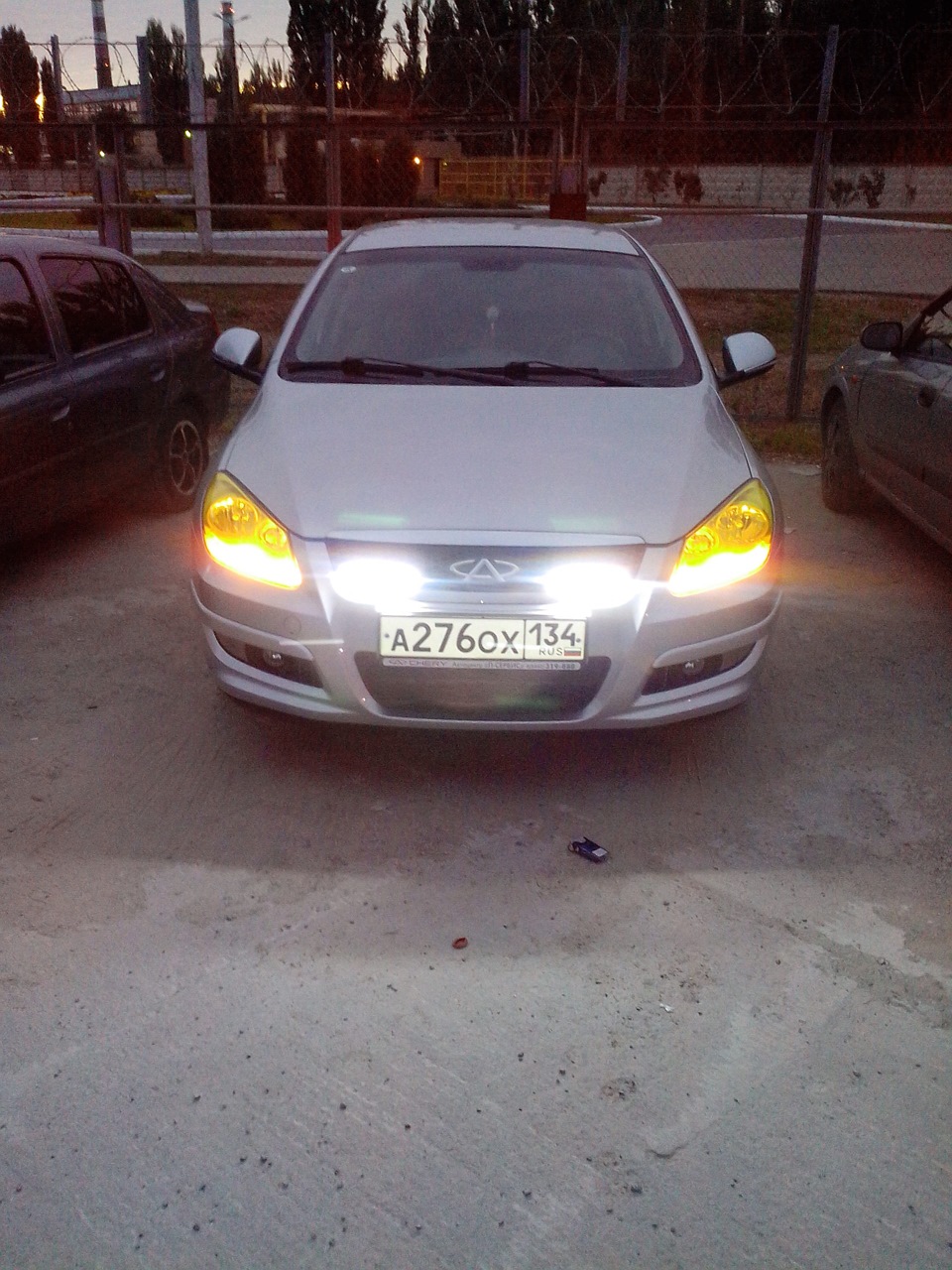 Желтоглазая бестия — Chery M11, 1,6 л, 2012 года | стайлинг | DRIVE2