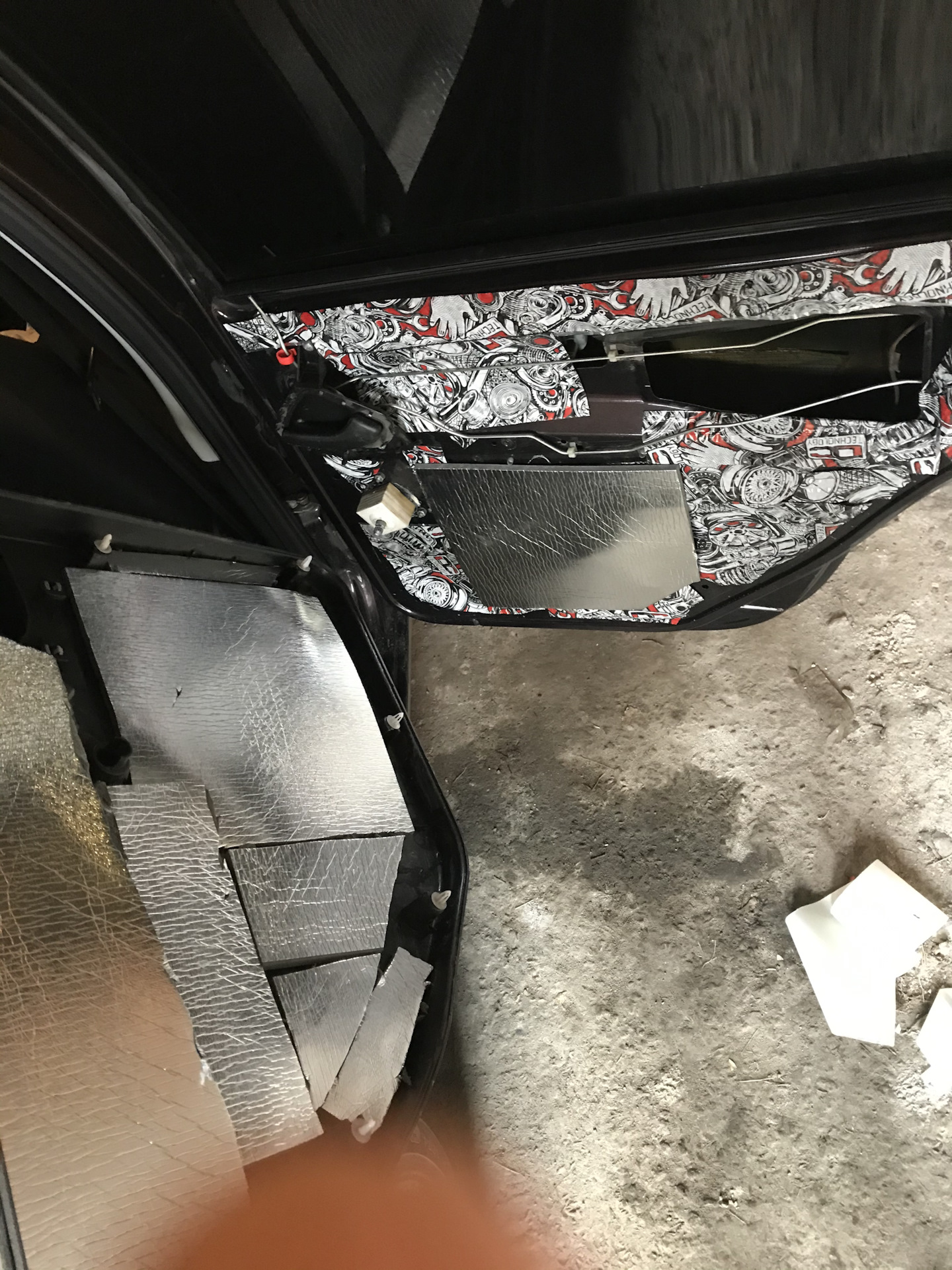 Шумоизоляция дверей! — Lada Гранта, 1,6 л, 2013 года | своими руками ...