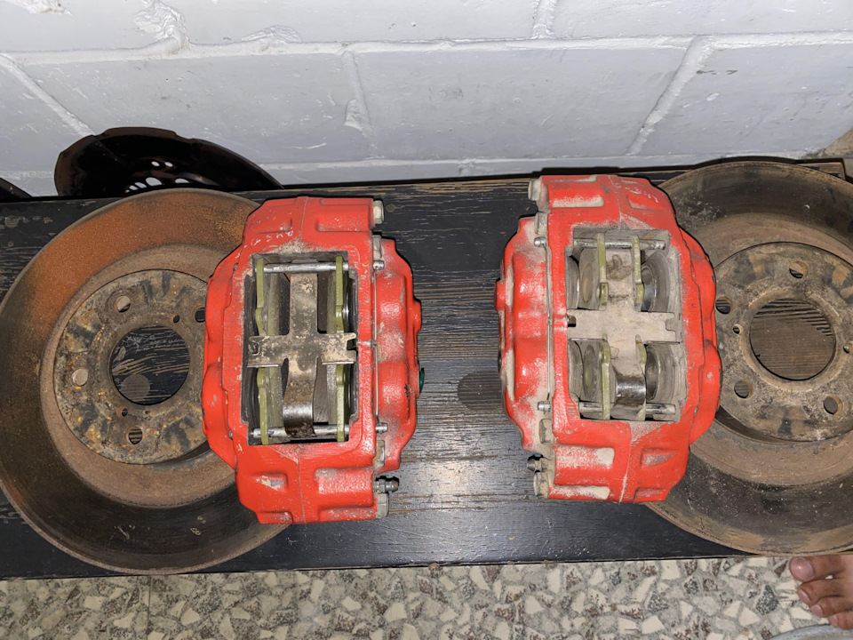 Частичка WRXса в субаюбу)) Установка 4pot Subaru — Subaru Forester (SF ...