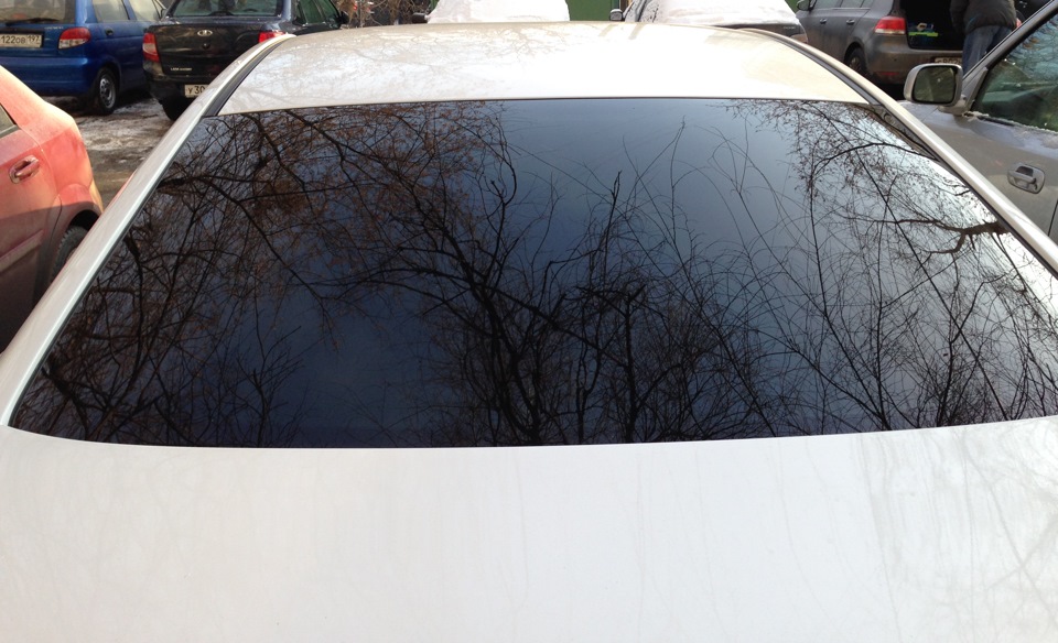 Вот наконец то, за тонировал заднее стекло. — Mazda 6 (3G) GJ, 2 л ...