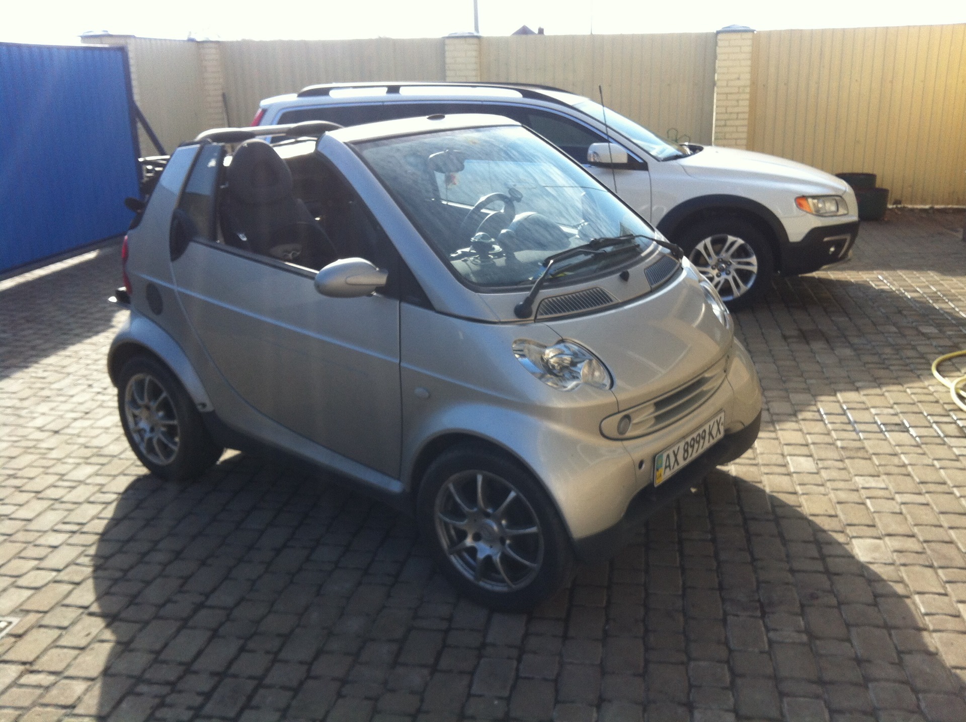 Срыв крыши. проба — Smart fortwo (1G), 0,7 л, 2005 года | аксессуары |  DRIVE2