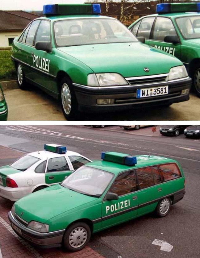 opel omega police