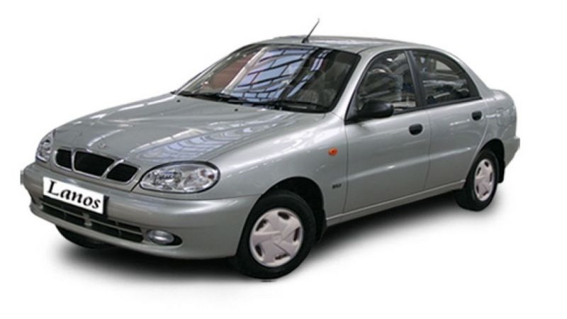 Daewoo lanos такси белый