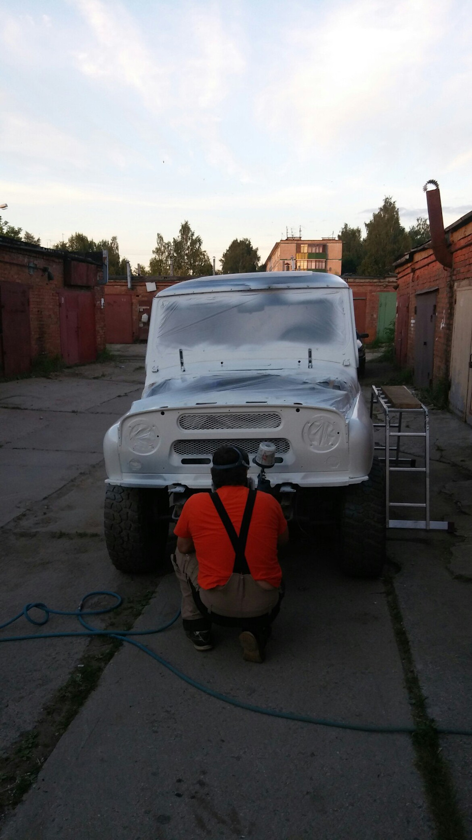 Покраска Хантера (настал долгожданный час!) — УАЗ 315195 Hunter, 2,7 л ...