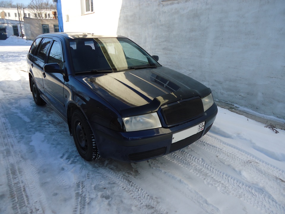 Сетка вместо решетки — Skoda Octavia Combi A4 Mk1, 1,8 л, 2003 года ...