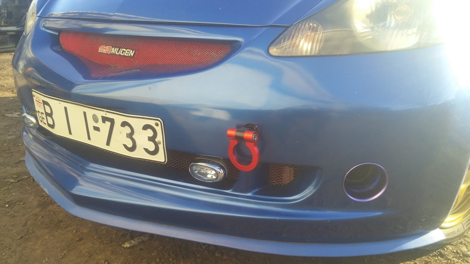 TOW HOOK — Honda Fit (1G), 1,3 л, 2002 года аксессуары DRIVE2