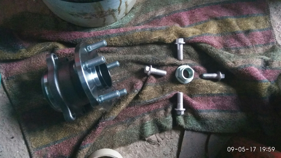 Замена ступицы и причина Er 55 — Subaru Legacy (BL/BP), 3 л, 2004 года