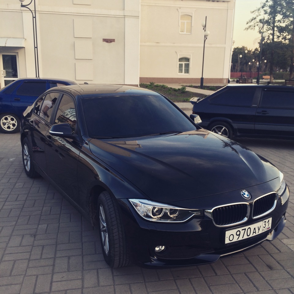 Первое изменение в авто — тонировка в круг — BMW 3 series (F30), 1,6 л,  2014 года | стайлинг | DRIVE2