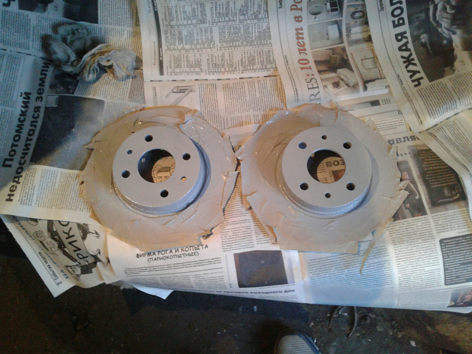 Устраняем скрип и визг от колодок. — Lada 2115, 1,6 л, 2007 года ...