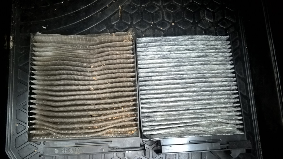 Замена салонного фильтра — Renault Duster (1G), 2 л, 2016 года ...