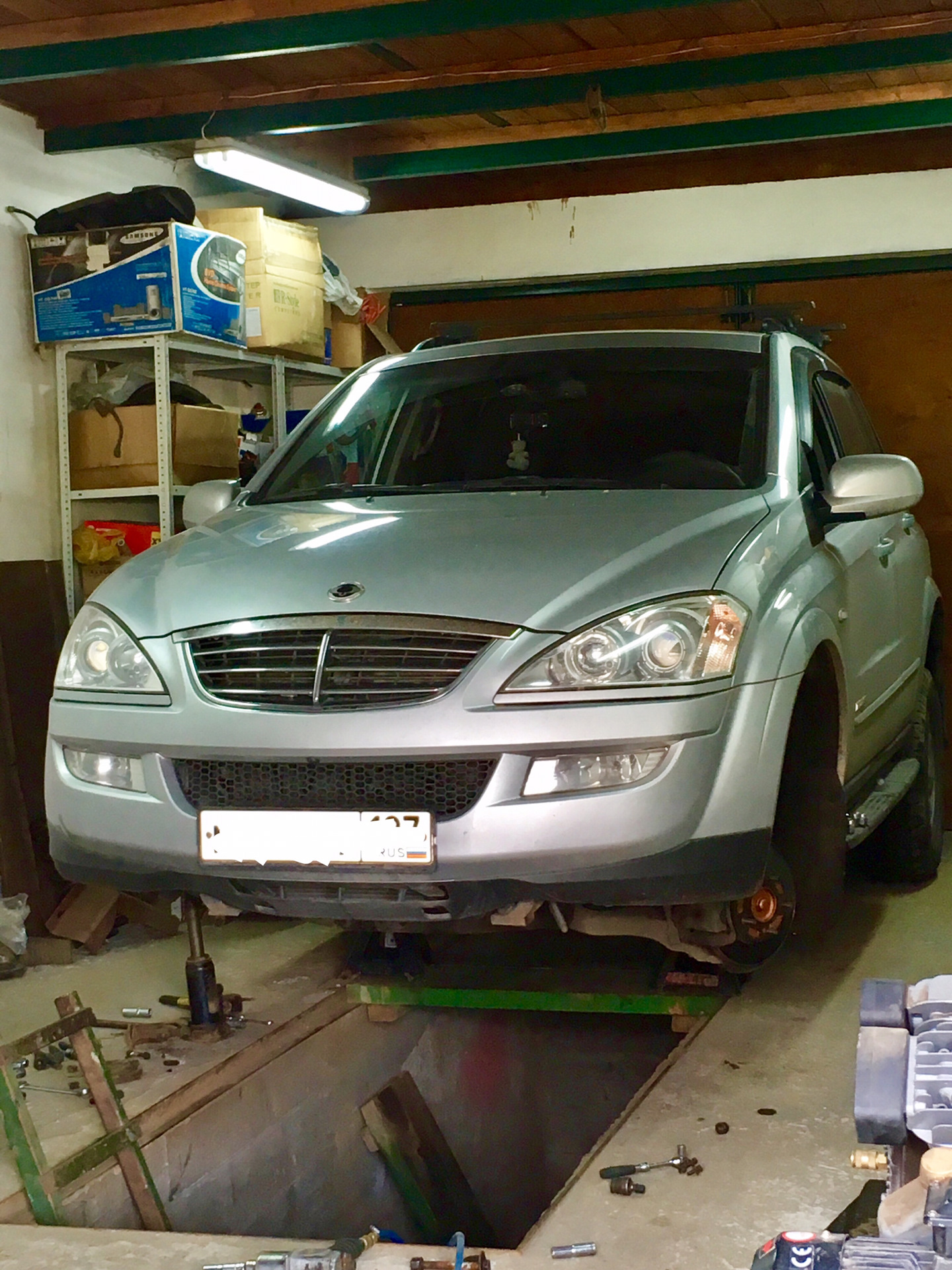 Ремонт передних рычагов. — SsangYong Kyron, 2 л., 2012 года | визит на ...