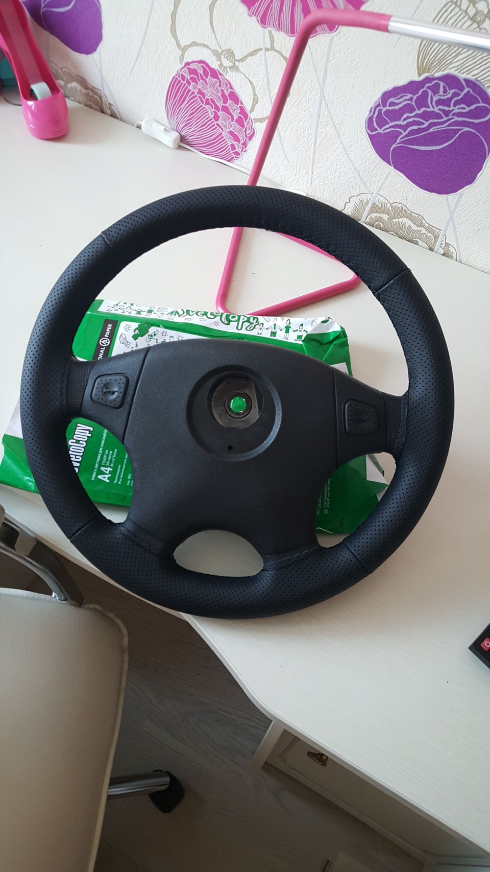 обшивка руля кожей — DRIVE2