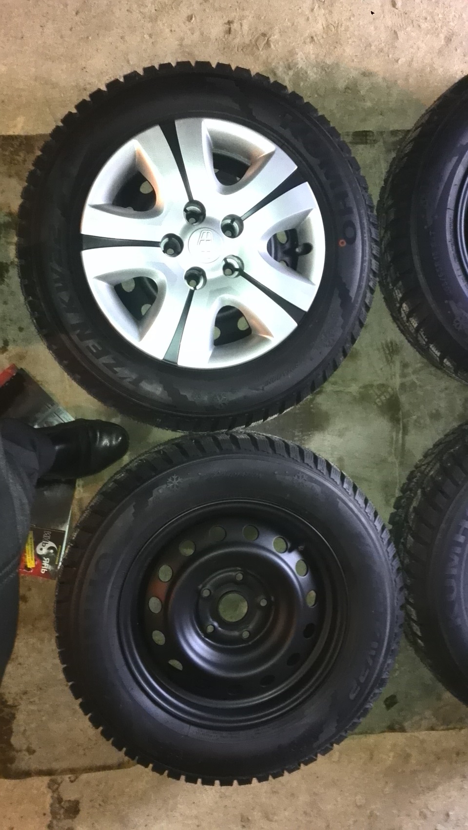 Наконец-то переобулся или обкатка зимней резины — Geely Emgrand EC7 FE ...