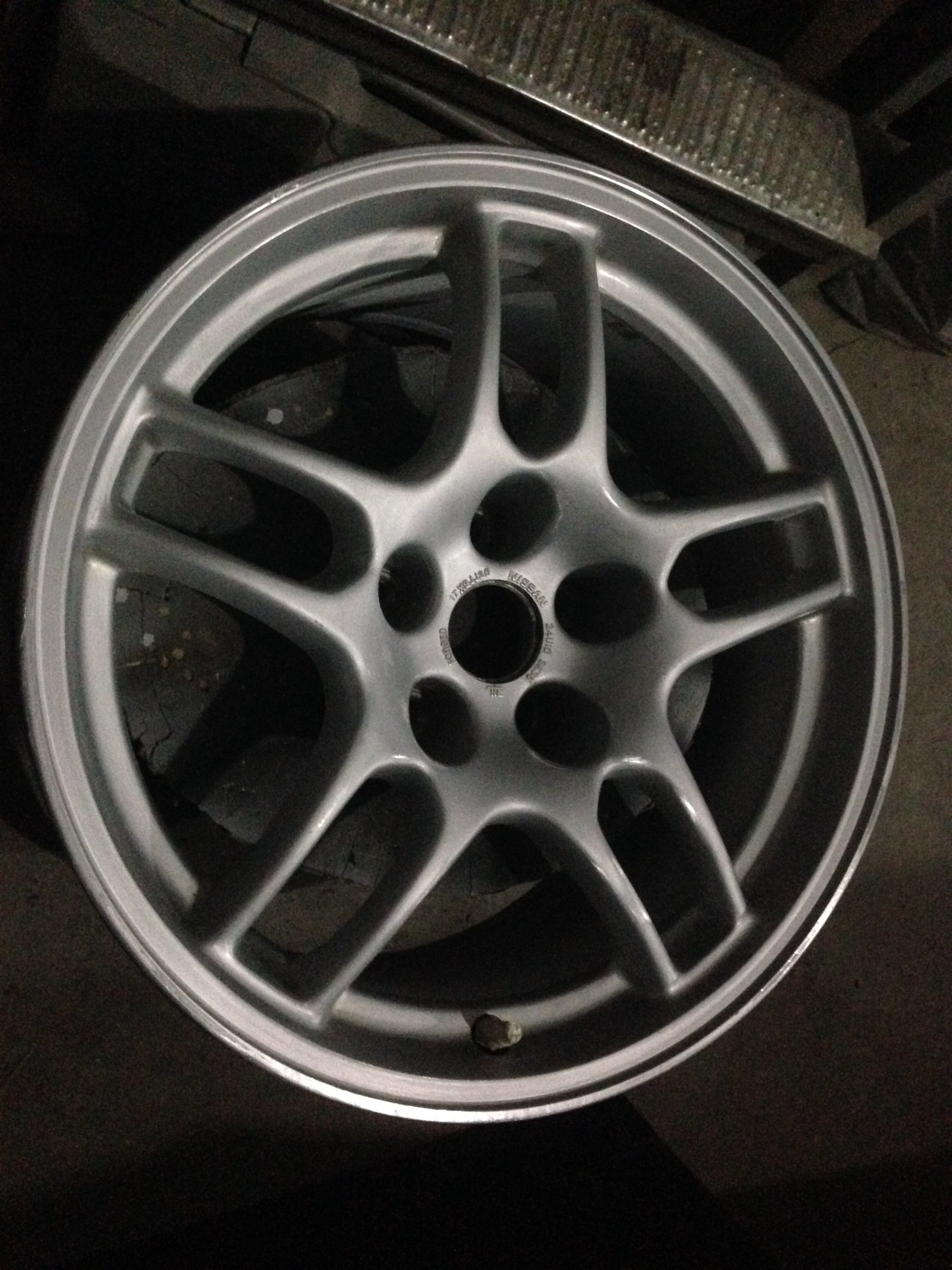 Rims color change. — Nissan Skyline GT-R (R33), 2,6 л, 1995 года ...
