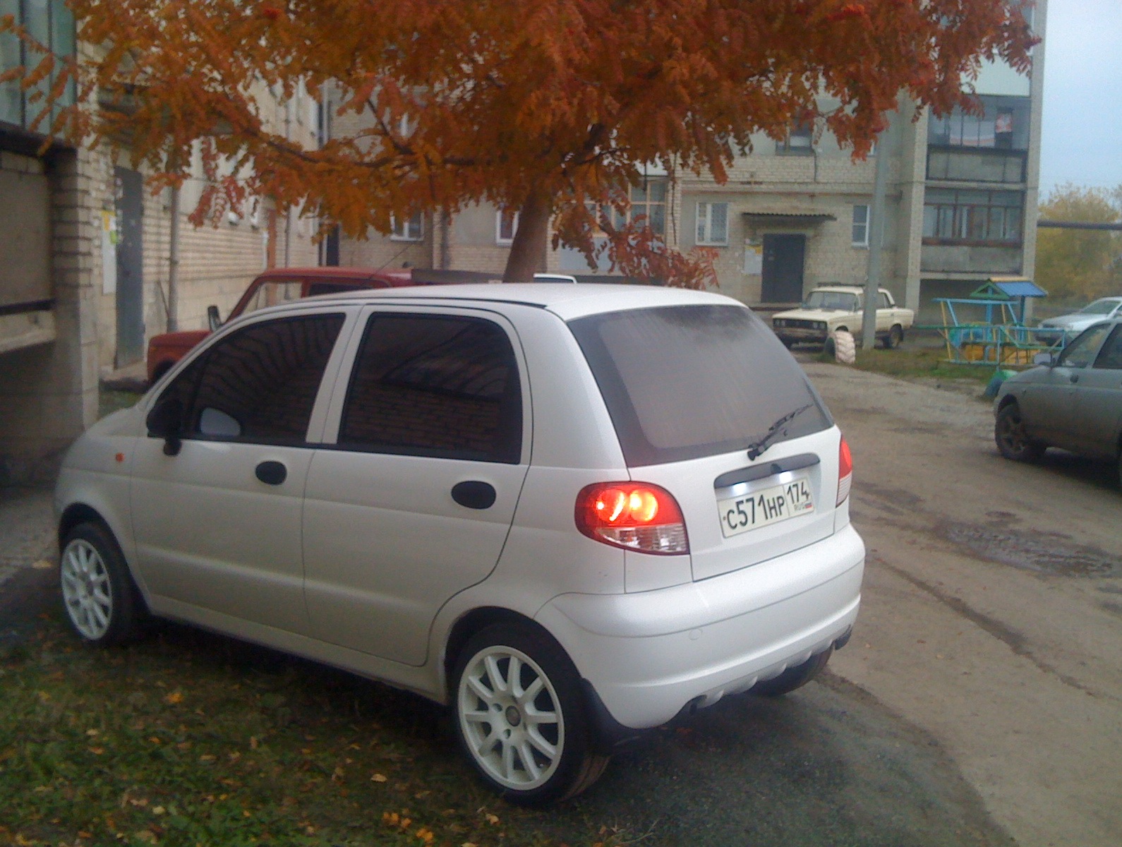 Daewoo Matiz на КРУТЫХ дисках