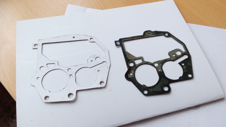 Тренеруемся вырезать прокладки) — Audi 80 (B2)