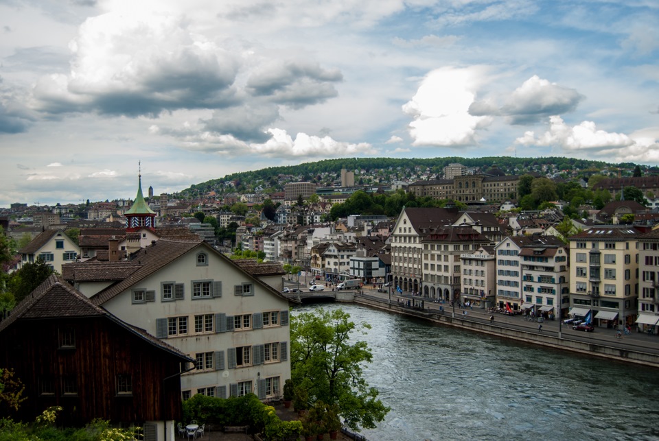 The first acquaintance with Switzerland Zurich