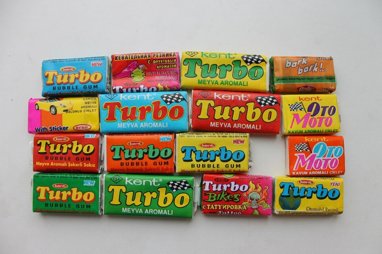 bubble gum Turbo.