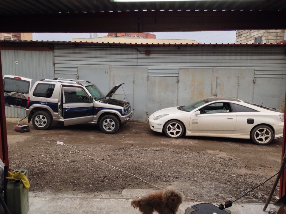 У сеялки появился друг ) — Toyota Celica (230), 1,8 л, 2000 года ...