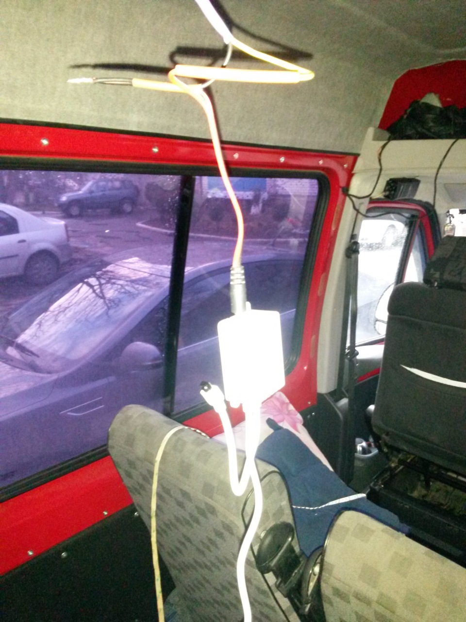 RGB лента подсветка часть первая — FIAT Ducato II, 2,3 л, 2011 года ...