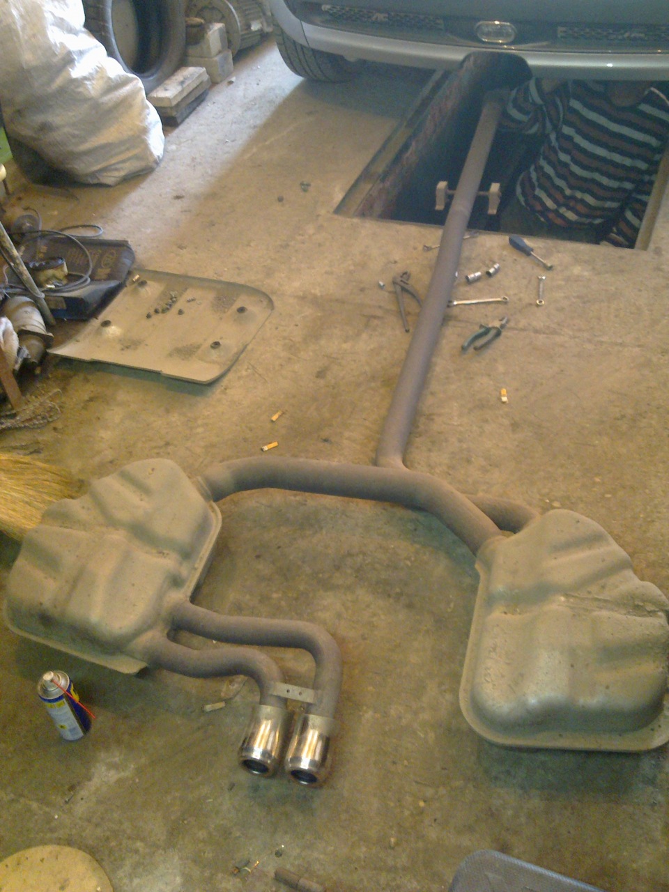выхлоп One Ball Exhaust Mini Cooper S 16 л 2004 года на Drive2