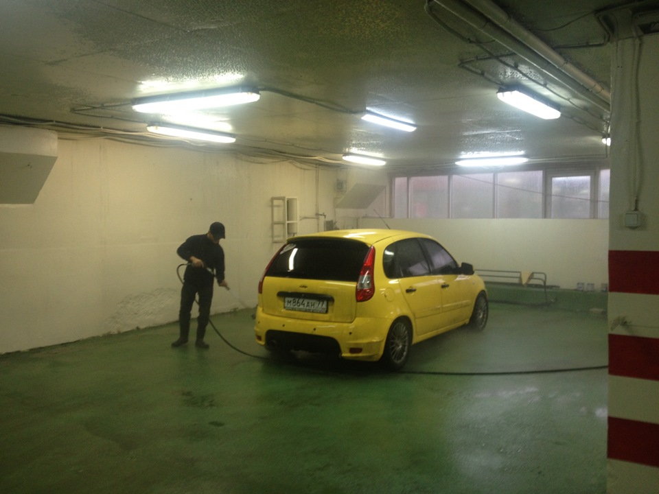Дешовая мойка — Lada Калина Спорт (1G), 1,6 л, 2011 года | мойка | DRIVE2