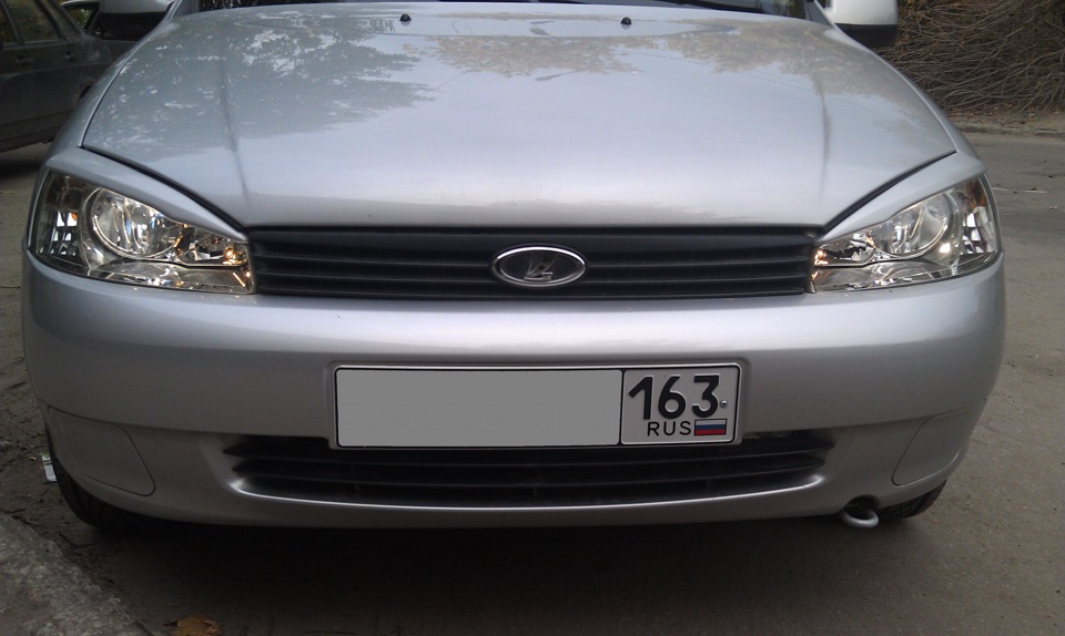 Ближний свет — Lada Калина Хэтчбек (1G), 1,6 л, 2012 года | электроника ...