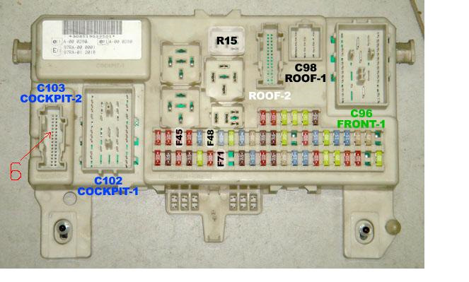 Схема реле и предохранителей Форд Фокус 2 рестайлинг … Foto 17