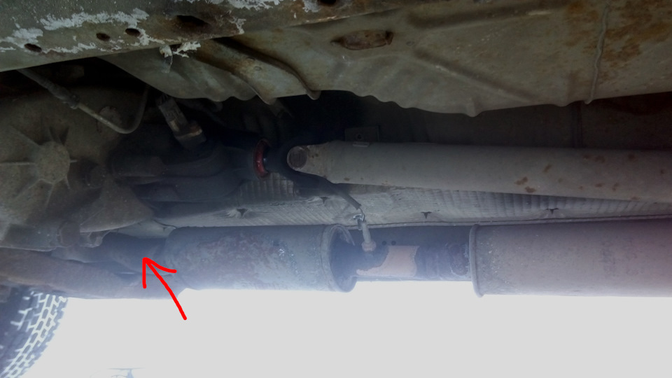 Вид старого выхлопа — Jeep Grand Cherokee (ZJ)