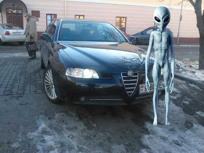 Инопланетяне или 6000 кельвинов — Alfa Romeo 166, 2,4 л, 2004 года ...