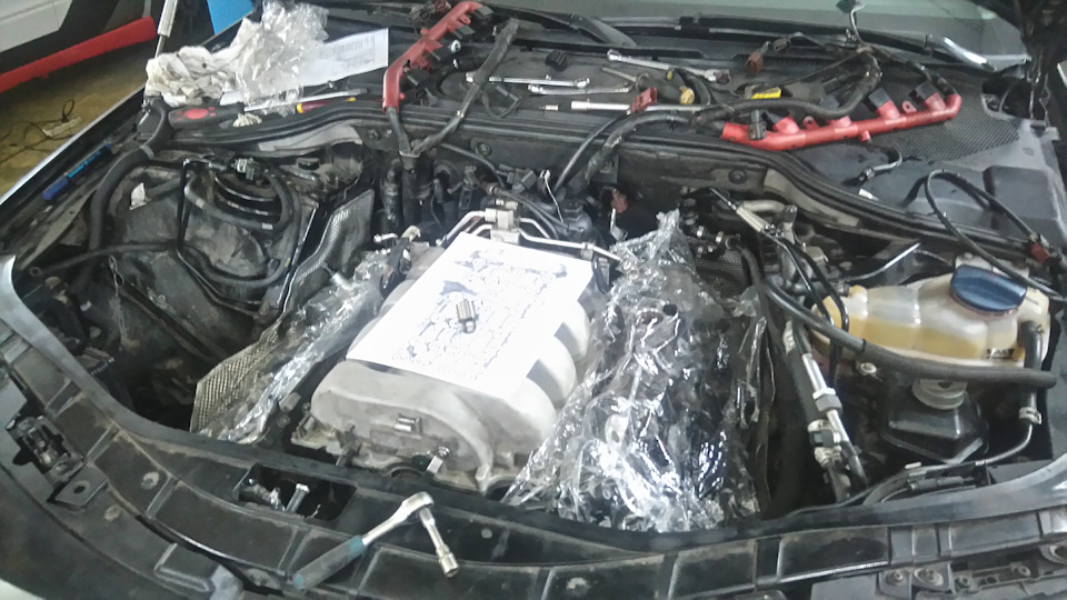 Свечи в масле. — Audi A8 (D3), 4,2 л, 2006 года | визит на сервис | DRIVE2