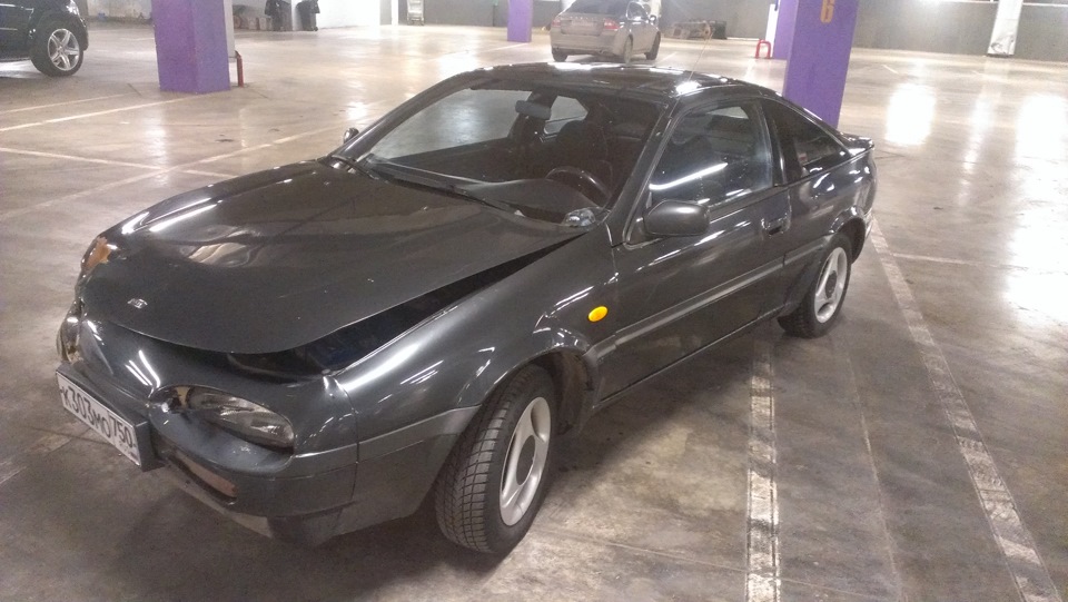 Вот в таком состоянии она куплена — Nissan 100 NX, 1,6 л, 1993 года ...