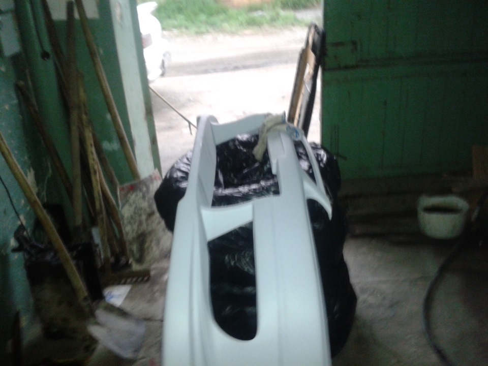 ремонт обвесов bomex 1 — Toyota Corolla Levin (AE110/111), 1,6 л., 1997 ...