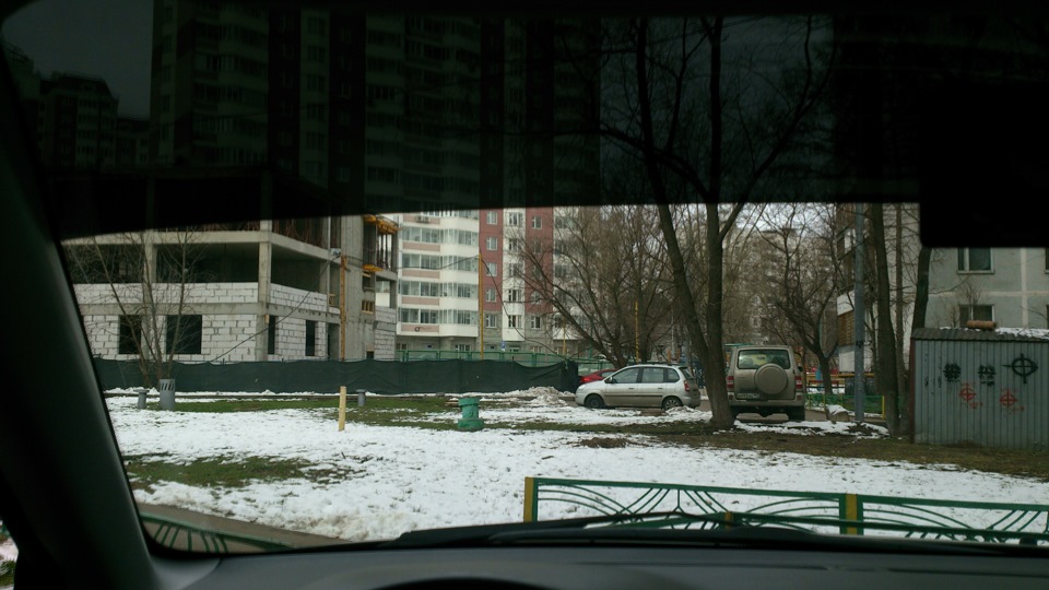 Полоска на лобовое стекло — Mitsubishi Lancer IX, 1,6 л, 2003 года ...
