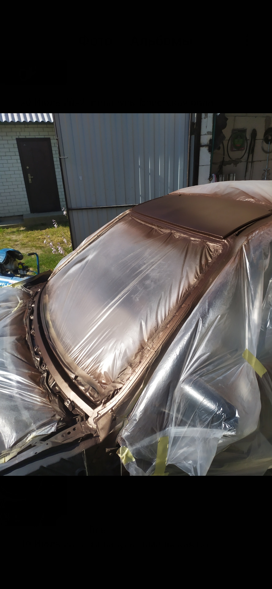 Замена двигателя 2.0 TD. Замена лобового стекла — Rover 400 Mk2, 2 л ...