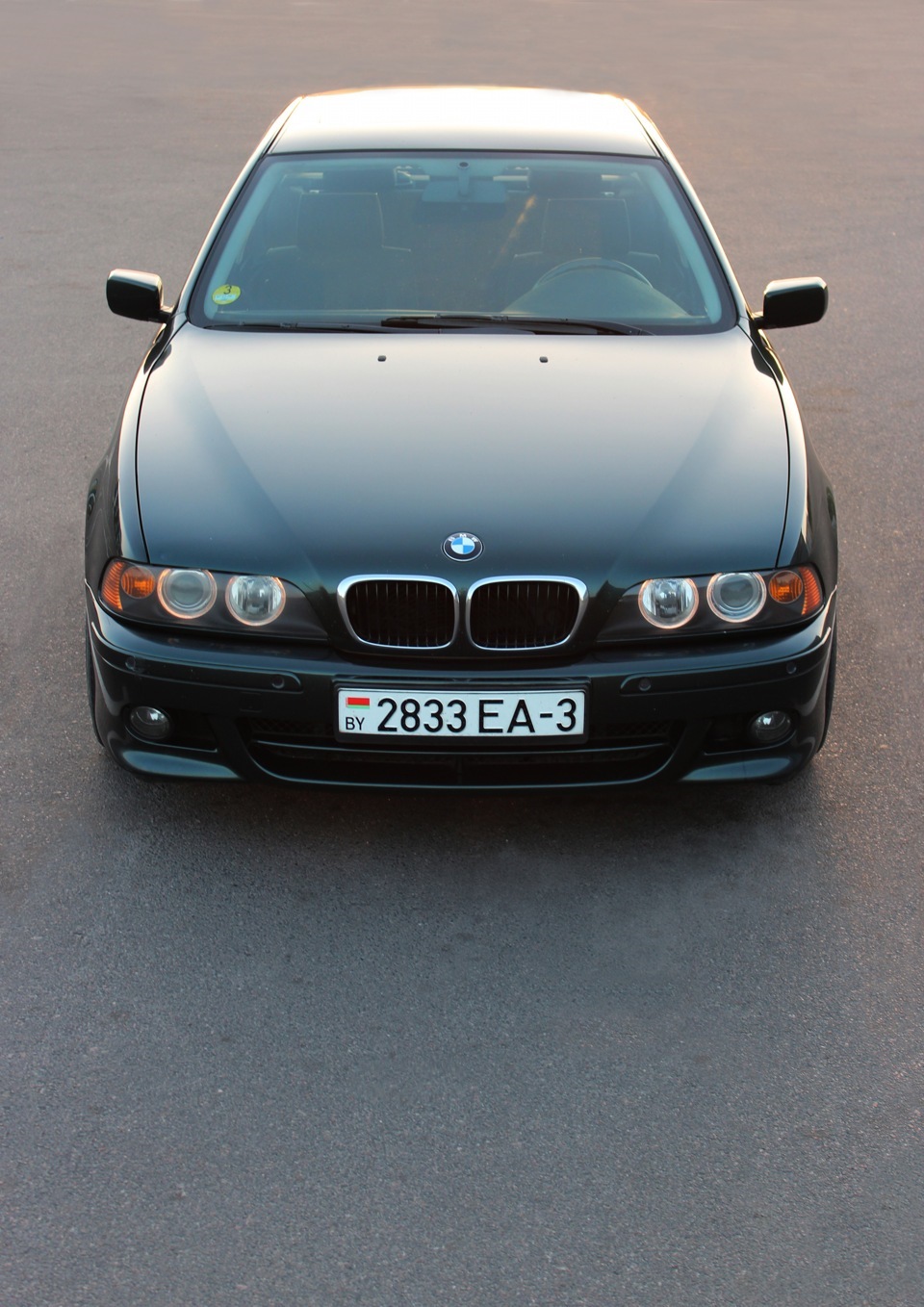 BMW e39 зеленая