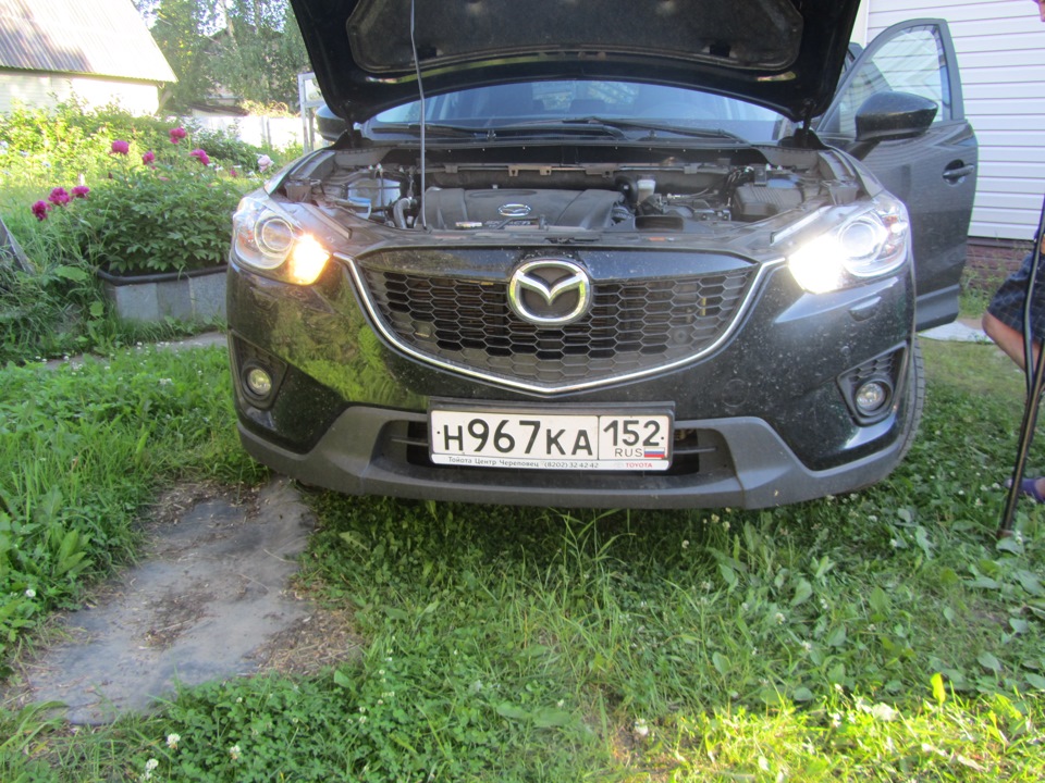Диодомания(ДХО) - Mazda CX-5 (1G), 2 л, 2012 года электроника DRIVE2
