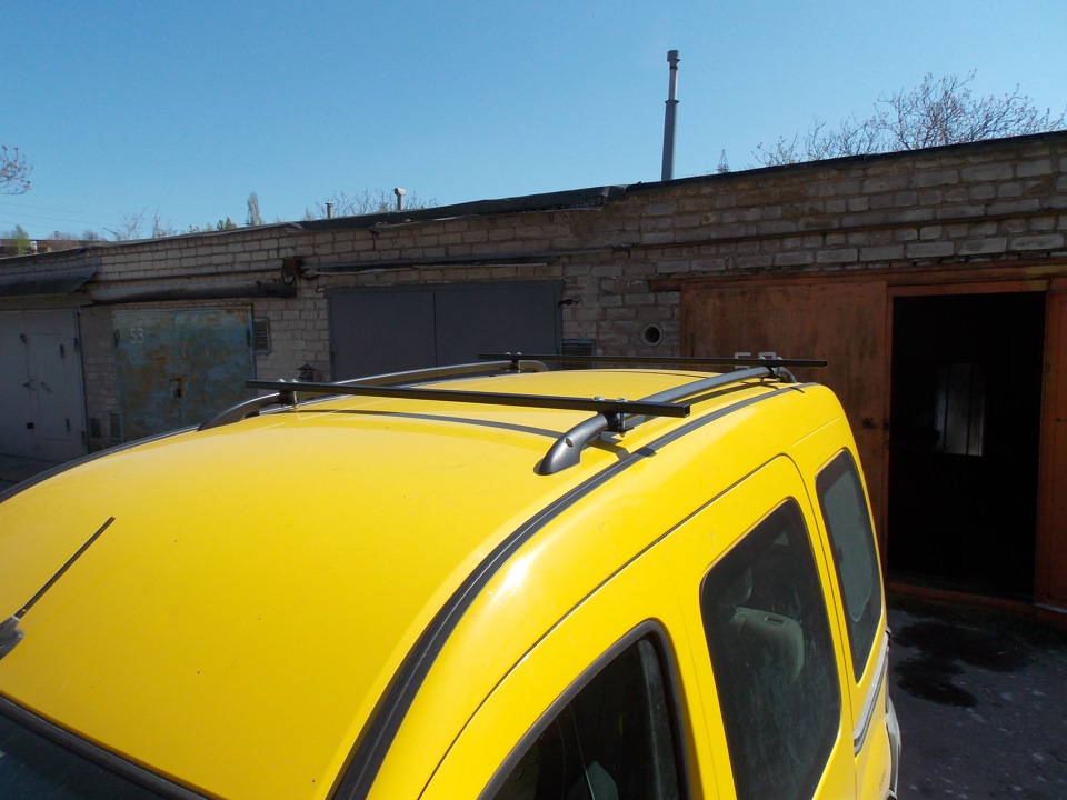 Поперечины на рейлинги своими руками. — Renault Kangoo (1G), 1,5 л ...